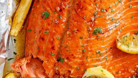 Honey Garlic Salmon In Foil Easy Weeknight