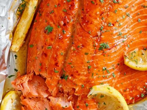 Honey Garlic Salmon In Foil Easy Weeknight