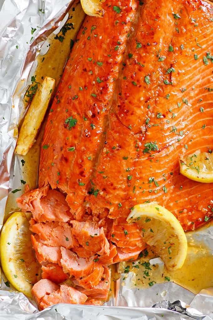 Easy Honey Glazed Salmon Recipe