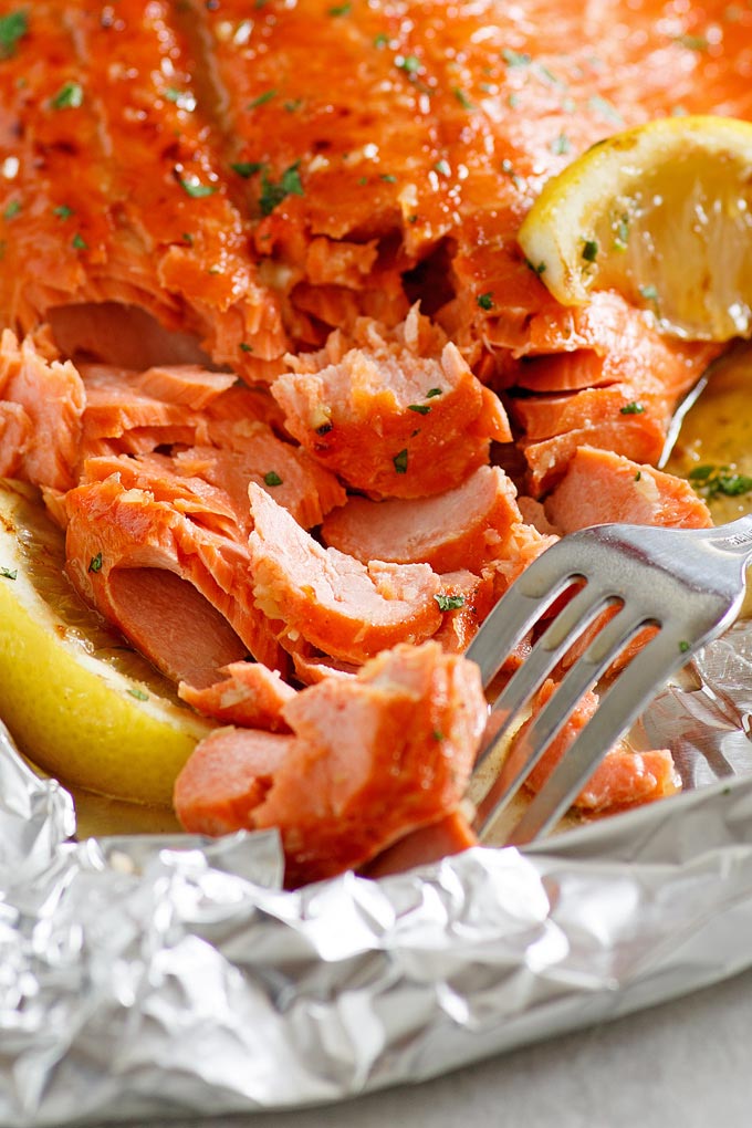 Honey Garlic Salmon.