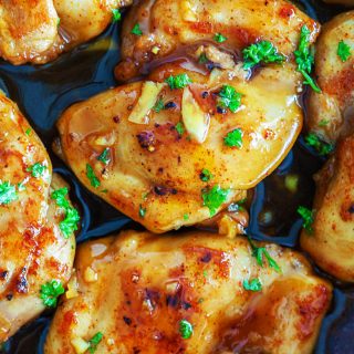 Honey garlic chicken